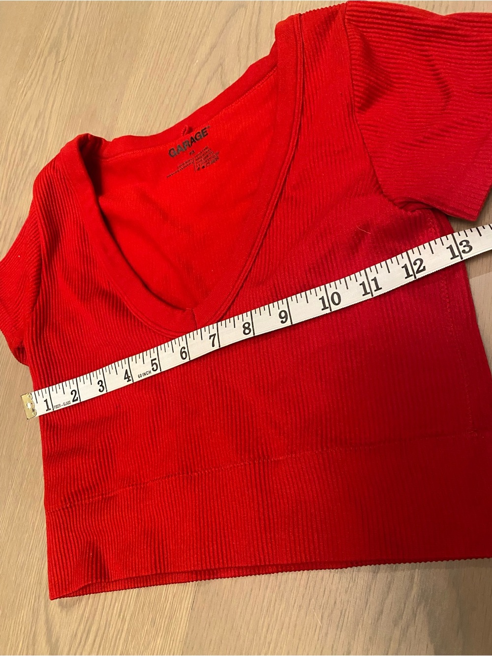 Garage Ribbed Crop Top - Picture 2 of 2